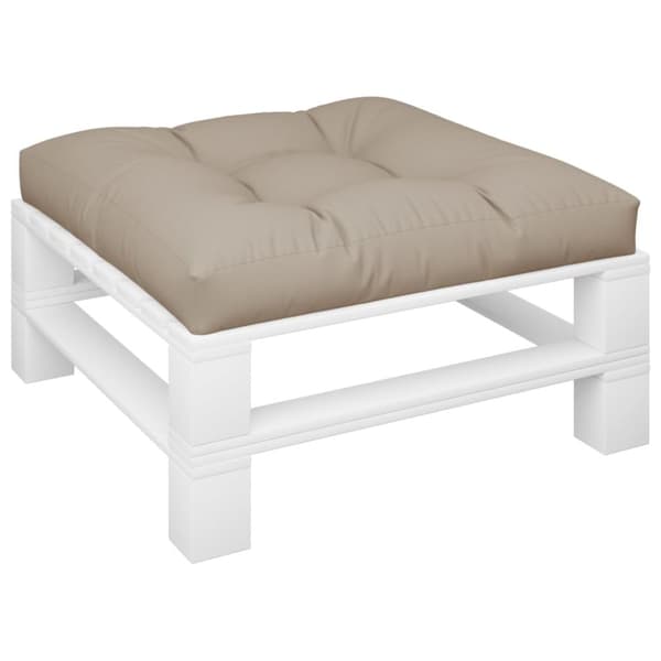 Palldyna taupe 80x80x12 cm tyg