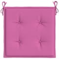 Miniatyrbillede 6 af 9: hynder til havestol 6 stk. 40x40x3 cm stof pink