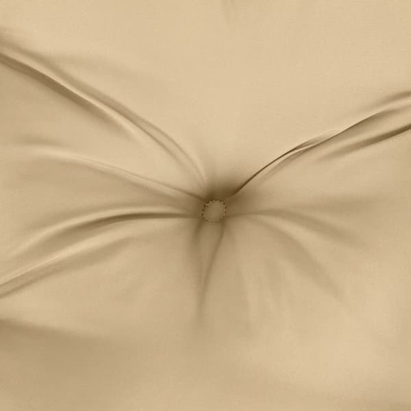 Bänkdyna melerad beige 120x50x7 cm tyg