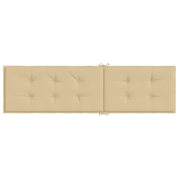 Lepotuolin tyyny, beige melange, (75+105)x50x3 cm, kangas