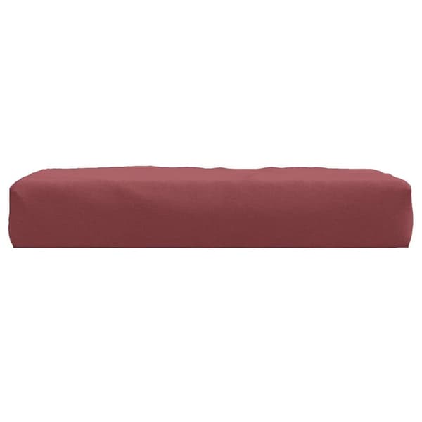 Palldyna melerad vinröd 60x60x10 cm tyg