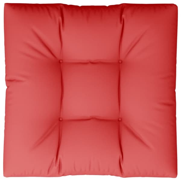 Palldyna röd 80x80x12 cm tyg