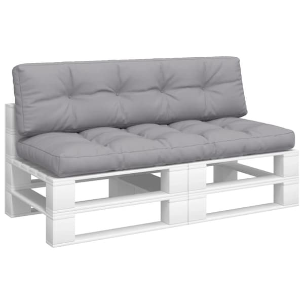 pallehynder 2 stk. stof grå