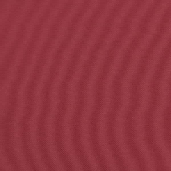 stolehynde m. lav ryg 2 stk. 100x50x3 cm oxfordstof vinrød