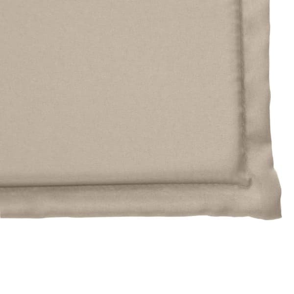 Sittdynor för trädgården 4 st taupe 45x45x2 cm fyrkantig