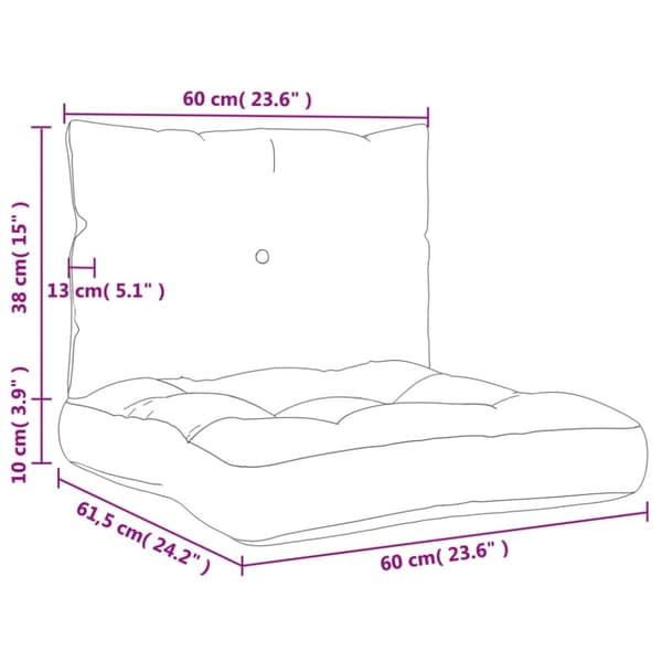 Palldynor 2 st beige tyg