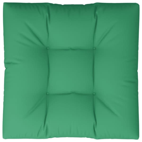 pallehynde 80x80x12 cm stof grøn