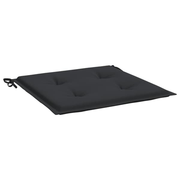 Stolsdynor 4 st svart 40x40x3 cm oxfordtyg