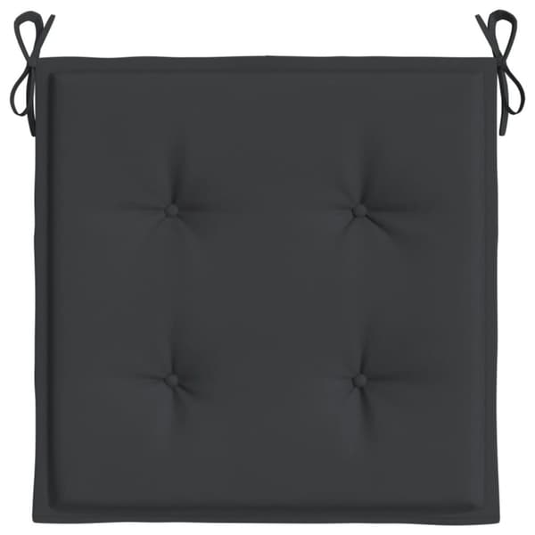 Stolsdynor 4 st svart 40x40x3 cm oxfordtyg