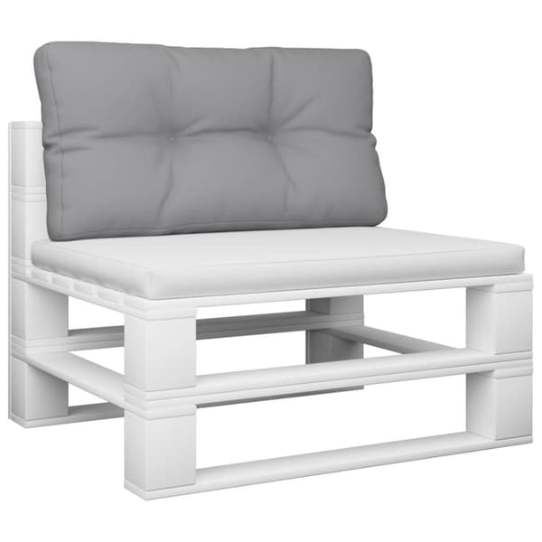 pallehynde 70x40x12 cm stof grå