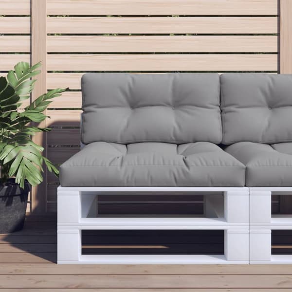 pallehynde 70x40x12 cm stof grå