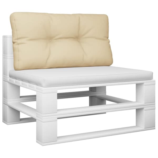 pallehynde 80x40x12 cm stof beige
