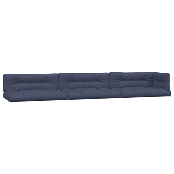 Palldynor 7 st marinblå tyg