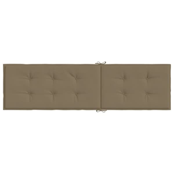 Lepotuolin tyyny, melange taupe, (75+105)x50x3 cm, kangas