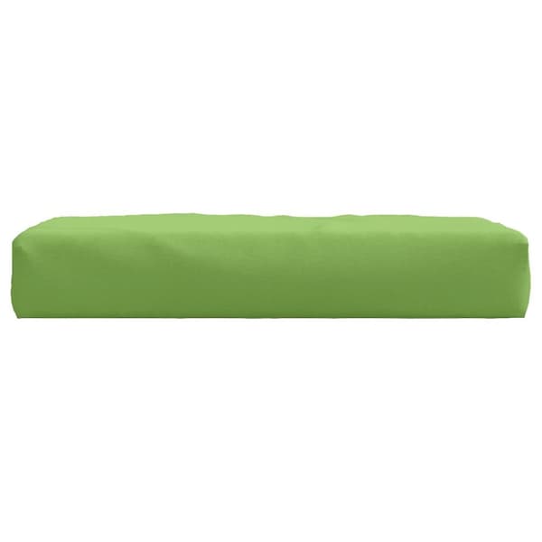 pallehynde 60x60x10 cm stof meleret lysegrøn