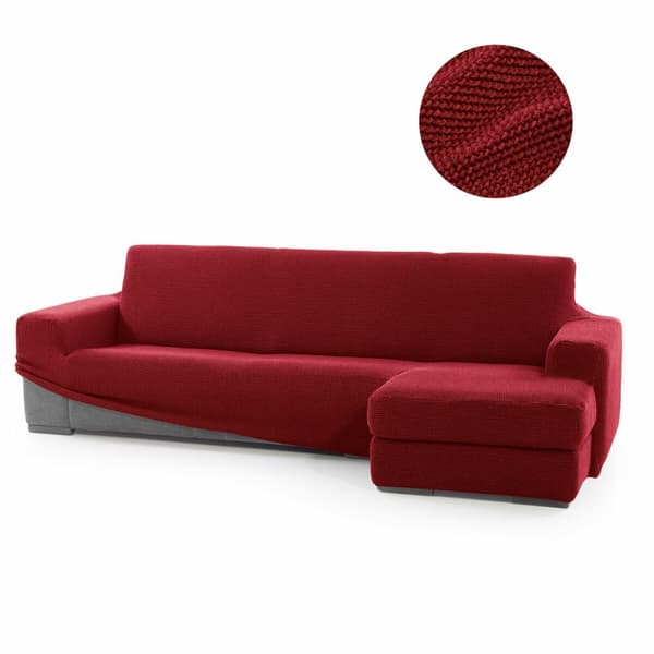 Sohvapöydän päällinen, jossa on lyhyt oikea käsivarsi Sofaskins NIAGARA 210 - 340 cm - Beige