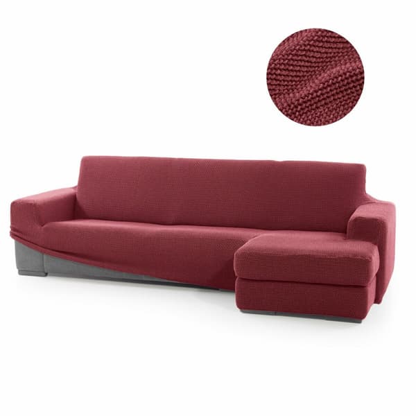 Sohvapöydän päällinen, jossa on lyhyt oikea käsivarsi Sofaskins NIAGARA 210 - 340 cm - Beige