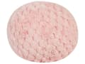 Miniatyrbild 1 av 5: Dekorativ Bollkudde Rosa Fuskpäls Ull Enfärgad 30 x 30 cm Glamourös Elegant Inredning Tillbehör Sovrum Vardagsrum