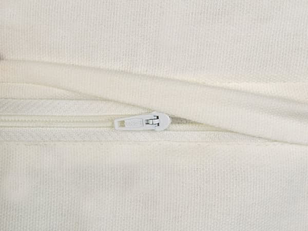 Set med 2 Prydnadskuddar Off-White Bomullsöverdrag 45 x 45 cm Kuddar