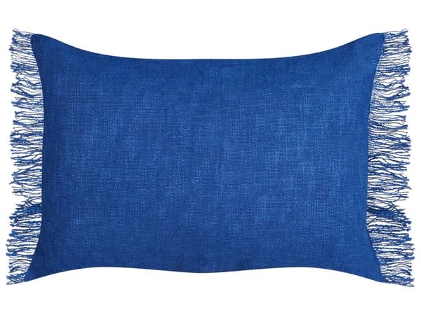 Prydnadskuddar 2 st Marinblå Bomullsöverdrag 35 x 50 cm Kuddar Set