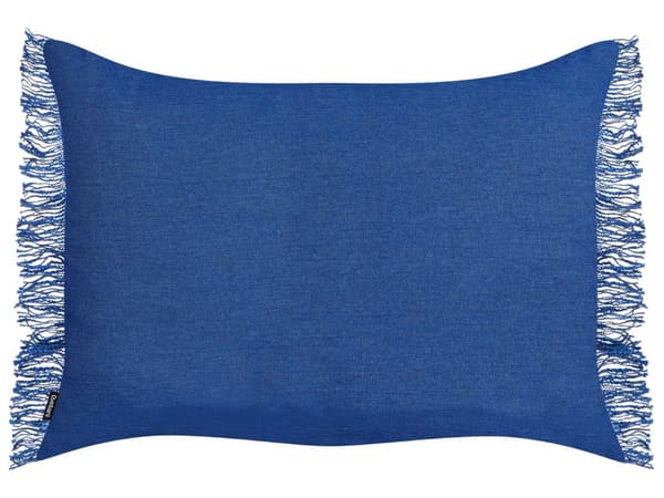Prydnadskuddar 2 st Marinblå Bomullsöverdrag 35 x 50 cm Kuddar Set