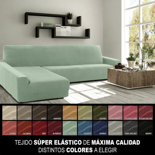 Betræk til chaiselong med lang venstre arm Sofaskins NIAGARA 210 - 340 cm - Beige
