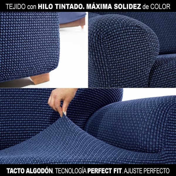 Sohvanpäällys Sofaskins NIAGARA Laivastonsininen - 2-paikkainen sohva 140 - 180 cm