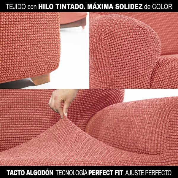 Sohvanpäällys Sofaskins NIAGARA Koralli - 1 hengen nojatuoli 70 - 110 cm