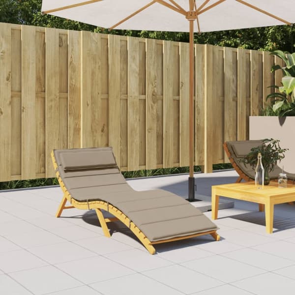 Dyna till solsäng taupe 180x60x3 cm oxfordtyg