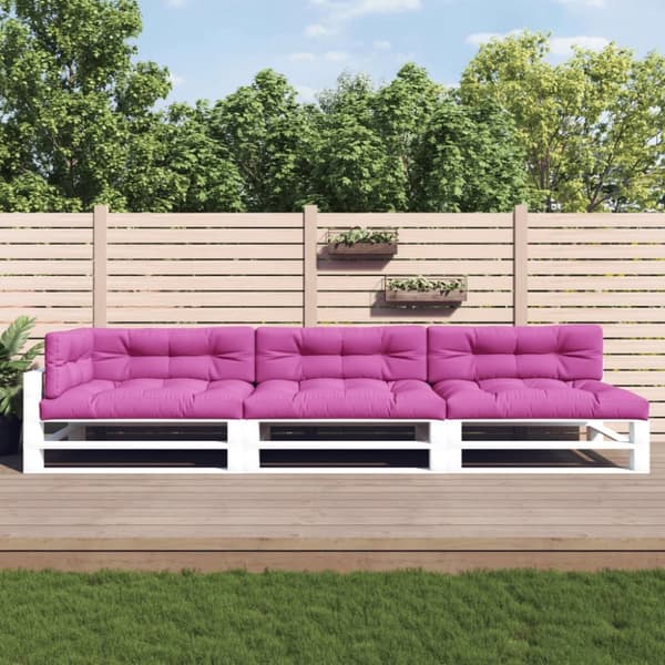 Palldynor 7 st rosa tyg