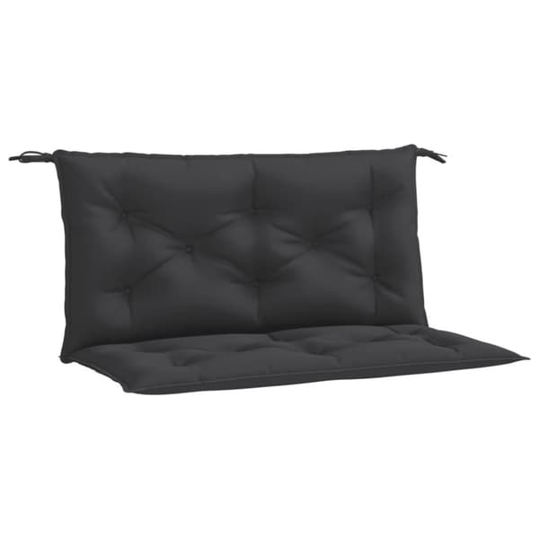 Bänkdynor för trädgården 2st svart 100x50x7cm oxfordtyg