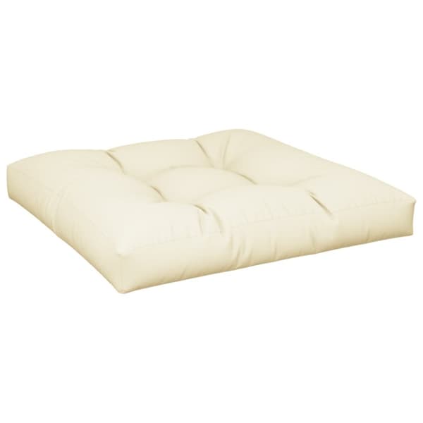 Palldyna gräddvit 70x70x12 cm tyg
