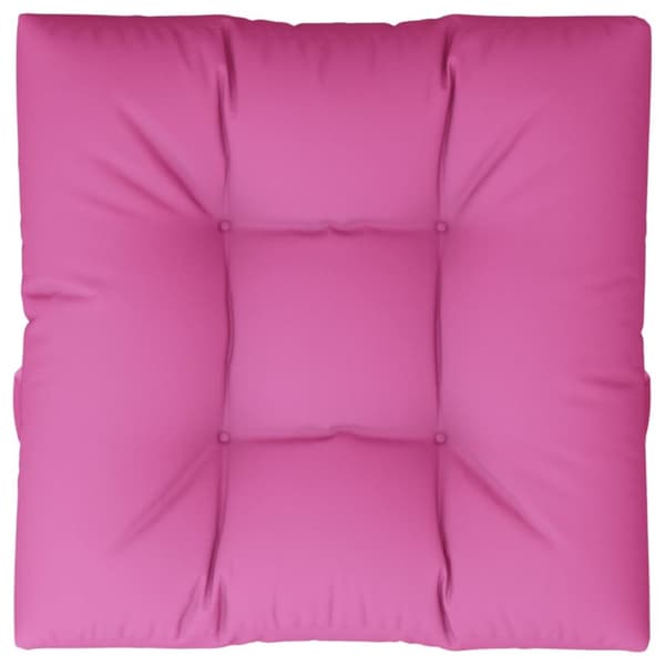 Palldyna rosa 70x70x12 cm tyg