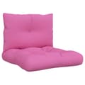 Miniatyrbild 2 av 2: Dynor till pallsoffa 2 st rosa Oxford-tyg