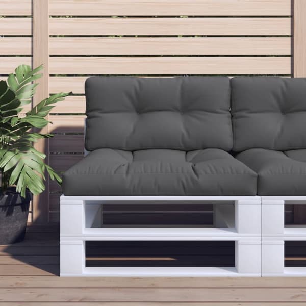 Palldyna antracit 70x40x12 cm tyg