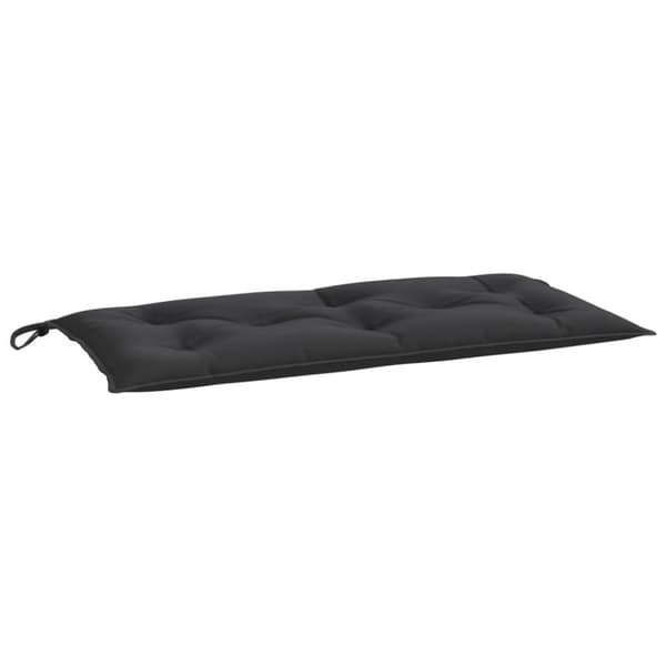 Bänkdyna för trädgården svart 110x50x7 cm oxfordtyg