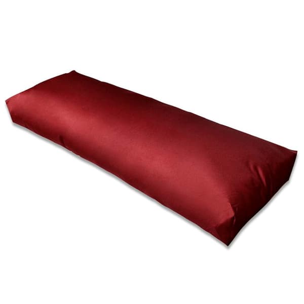 Ryggdyna 120x40x10 cm vinröd