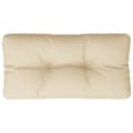 Miniatyrbild 2 av 2: Palldyna beige 80x40x12 cm tyg