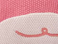 Miniatyrbilde 8 av 8: Sett med 2 Barneputer i Rosa Bomullsstoff Krabbeformet Pute med Fyll Mykt Barneleketøy
