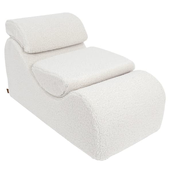 Foam Wave Liggestol til Børn - Sofa til Børneværelse, Bearly Creme