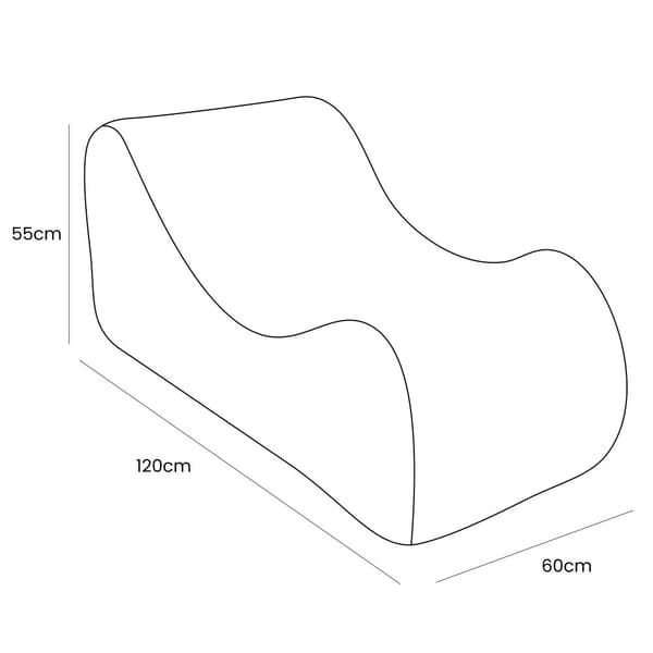 Bølgestol af Skum til Børn - Sofa til Børneværelse, Boucle