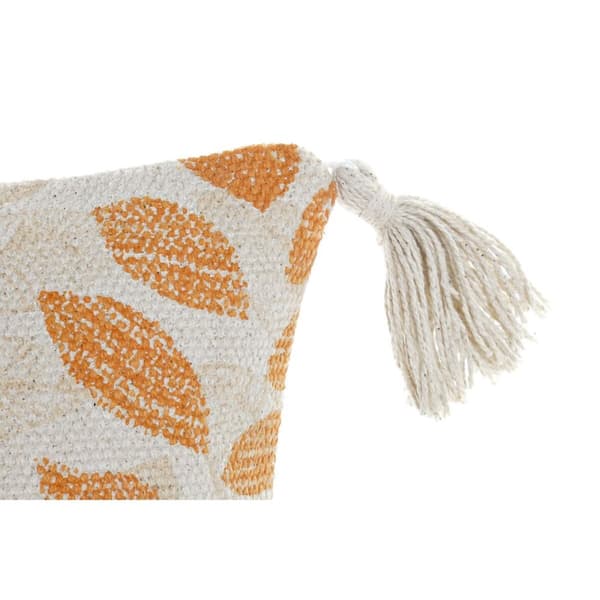 Kudde DKD Home Decor 60 x 10 x 30 cm Beige Multicolour Virágok
