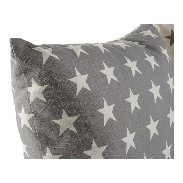Tyyny DKD Home Decor Beige Ruskea 60 x 10 x 60 cm Tähdet (2 osaa)