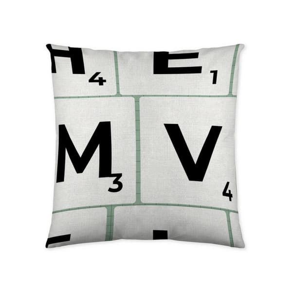 Tyynysuoja Naturals Scrabble (50 x 50 cm)