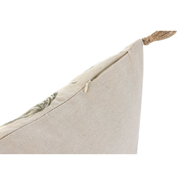 Pude Home ESPRIT Beige Natur Tropisk Boho 45 x 5 x 45 cm