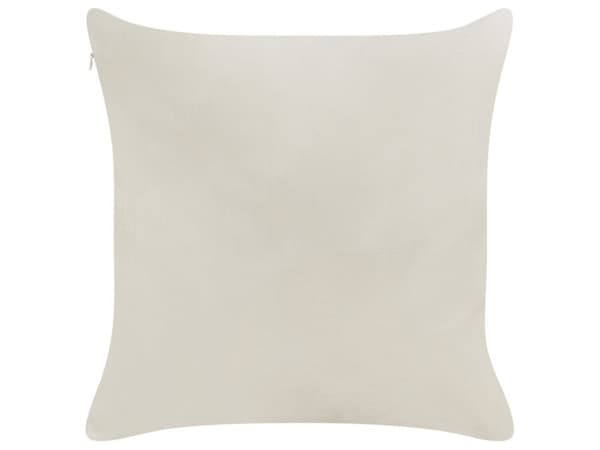 Sett med 2 Puter i Hvitt Fløyelsstoff med Julemotiv 45 x 45 cm Dekorasjonstilbehør