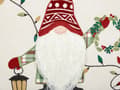 Miniatyrbild 7 av 8: Prydnadskuddar 2 st Vit Tyg Julmotiv Julkuddar 45 x 45 cm Kuddar Dekorationstillbehör