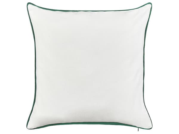 Prydnadskuddar 2 st Vit Bomull Julmönster 45 x 45 cm Dekorationstillbehör Kuddar