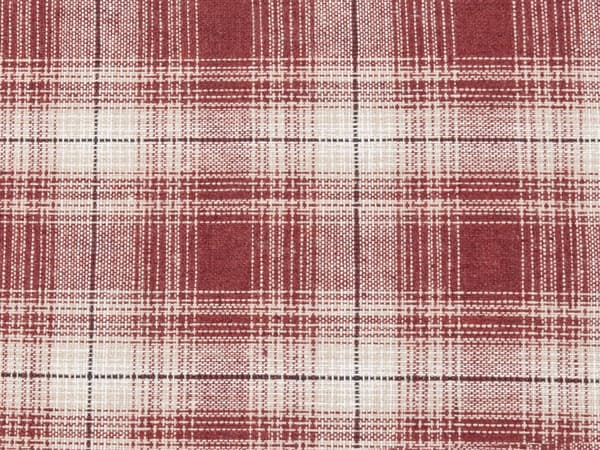 Prydnadskuddar 2 st Röd Polyester Tyg Jul Tartanmönster 45 x 45 cm Kuddar Dekorationstillbehör Julkudde