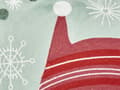 Miniatyrbild 7 av 7: Prydnadskuddar 2 st Röd och Grön Bomullstyg Julmotiv 45 x 45 cm Dekorationstillbehör